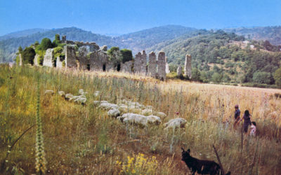 Una vecchia cartolina dell’abbazia di Corazzo